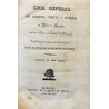 Guía General de correos, postas y caminos del Reino de España, con un mapa itinerario de la península.