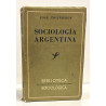 Sociología Argentina. 1946