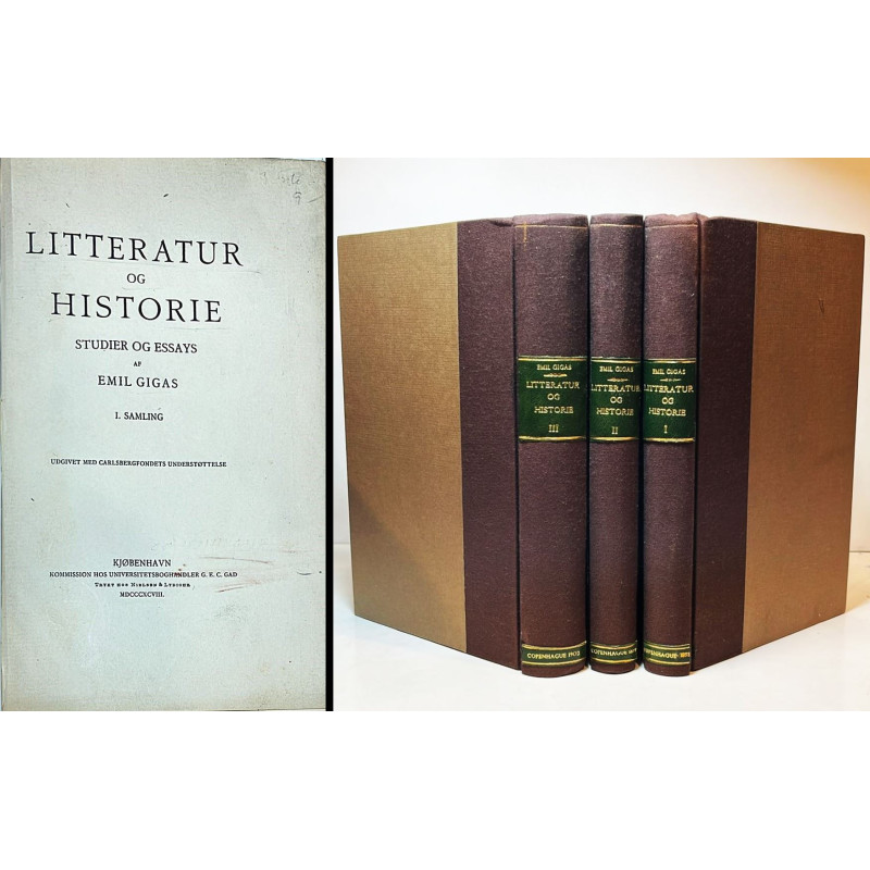 Litteratur og Historie. Studier og Essays. Litteratur og Historie. Studier og Essays.