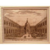L'Interno del gran Chiostro dell'Escuriale.