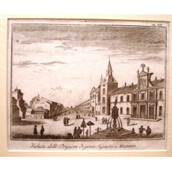 Veduta delle Prigioni de gran Signori a Madrid.