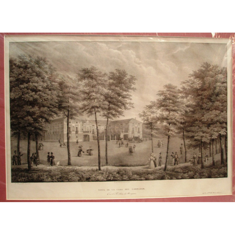 Vista de la Casa del Labrador en el R. Sitio de Aranjuez.