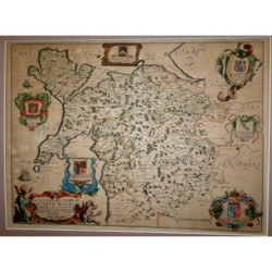 A General Map of North Walles. Wherein are Y, Countys of Montgomy, Merioneth, Denbich, Fflint, Carnavan & Y Islo of Anglesy.