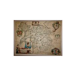 A General Map of North Walles. Wherein are Y, Countys of Montgomy, Merioneth, Denbich, Fflint, Carnavan & Y Islo of Anglesy.