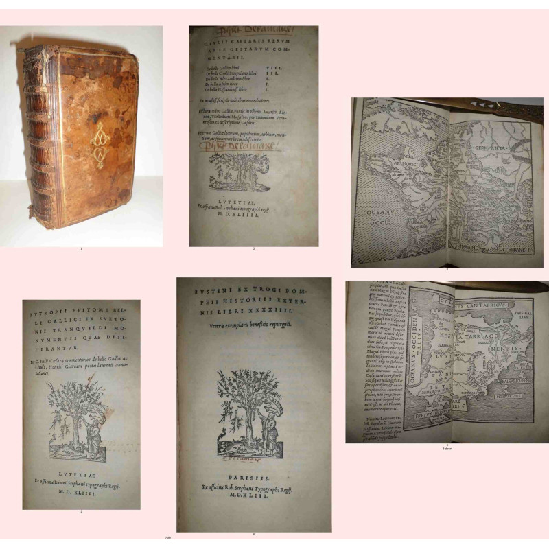 Rerum ab se gestarum commentarii. De bello Gallico libri VIII. De bello Civili Pompeiano Libri III. De bello Alexandrino liber I