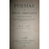 Poesías de … Colección formada sobre los manuscritos originales, con preliminares biográficos y críticos por M. A. Caro de la Ac