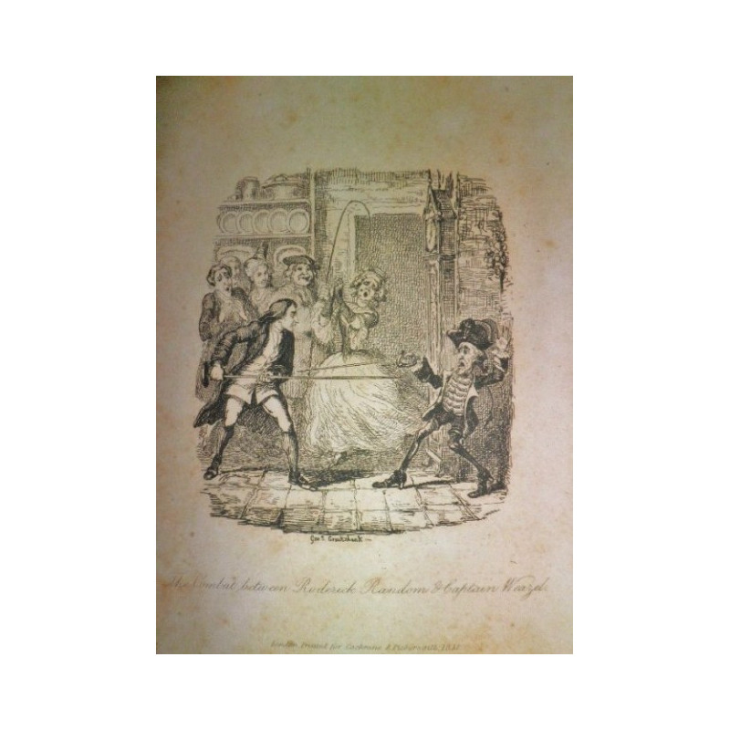 The adventures of Roderick Random. With illustrations by George Cruikshank.