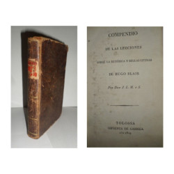Compendio de las lecciones sobre Retórica y Bellas Letras de… Por Don J. L. M. y S.