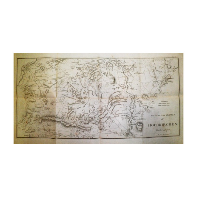 PLAN of the Battle of Hochkirchen. October 14th. 1758. Plate IV.
