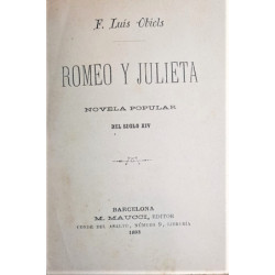 Romeo y Julieta. Novela popular del Siglo XIV.