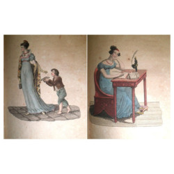 GALERIE physionomique des Dames ou l'Art de juger du Caractere des Femmes, sur leurs Gestes, leurs Demarche et leurs Attitudes…