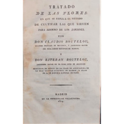 Tratado de las flores: en que se explica el método de cultivar las que sirven para adorno de los jardines.