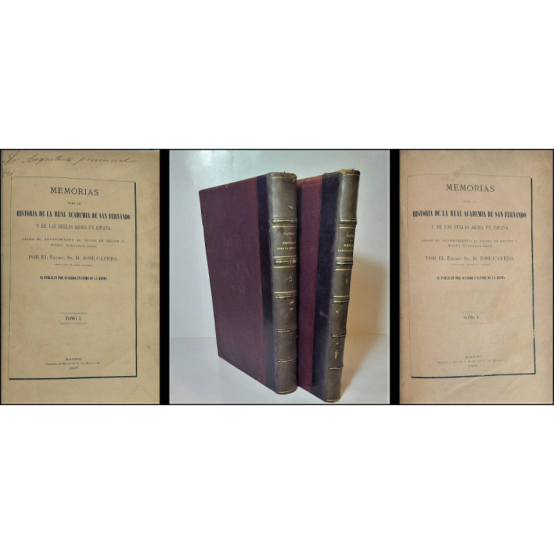 Memorias para la historia de la Real Academia de San Fernando y de las Bellas Artes en España, desde el advenimiento al trono de