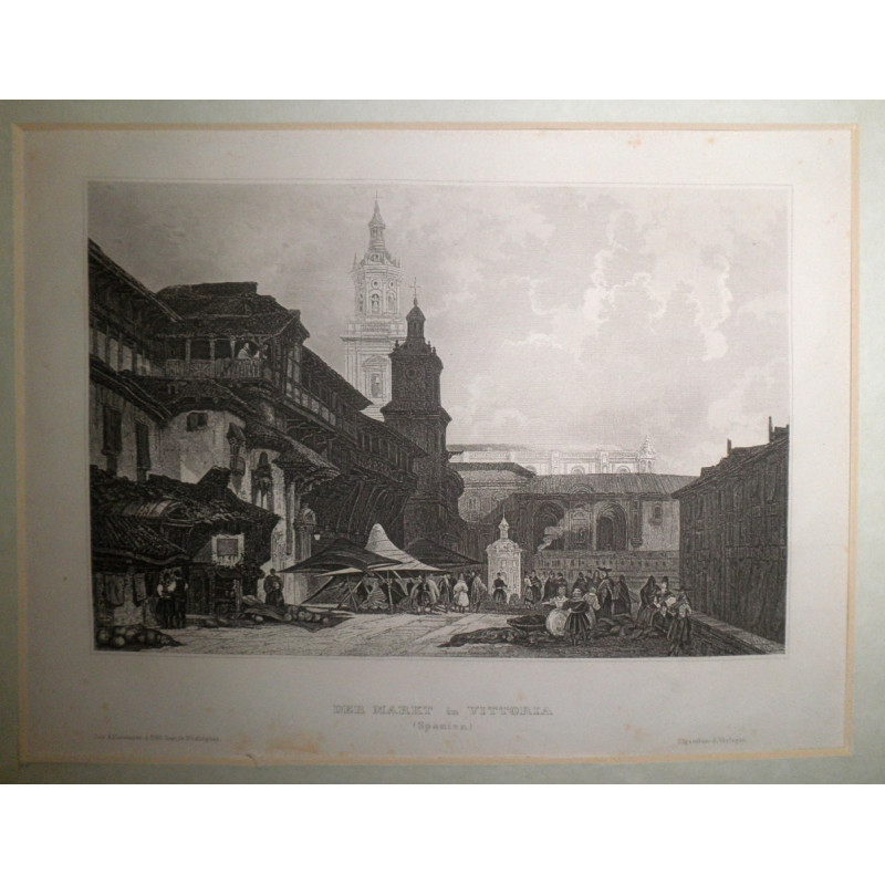 Der markt in Vittoria (Spanien).