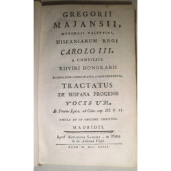 Tractatus de Hispana progenie vocis ur.