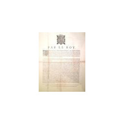 PAR LE Roi. Estans informez, & spécifiquement advertiz, que plusieurs subjects, & manans de nos Provinces on enfrainct les debvo