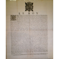 LE ROY. Comme la France at le 10 du mois de Novembre dernier, edicté certaine Ordonnance touchant l'Octroy, & Expedition des Pas