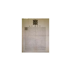 LE ROY. Comme la France at le 10 du mois de Novembre dernier, edicté certaine Ordonnance touchant l'Octroy, & Expedition des Pas