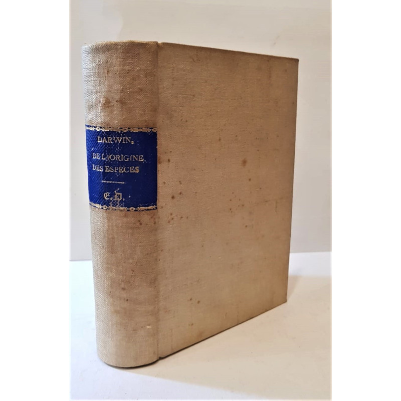 De l'origine des espèces par selection naturelle ou des lois de transformation des étres organisés. Traduction de Mme. Clémence