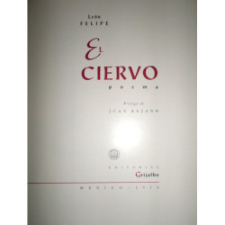 El Ciervo. Poema. Prólogo de Juan Rejano.