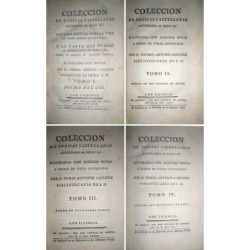 Colección de poesías castellanas anteriores al siglo XV. Preceden noticias para la vida del primer Marqués de Santillana. Y la c