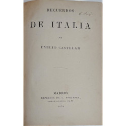 Recuerdos de Italia.