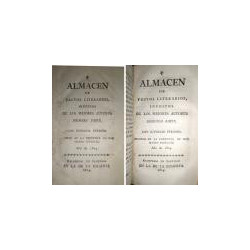 ALMACÉN de frutos literarios, inéditos de los mejores autores.