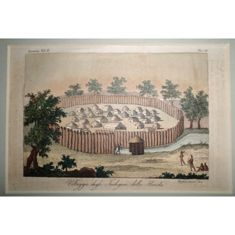 VILLAGGIO degli Indigeni della Florida.