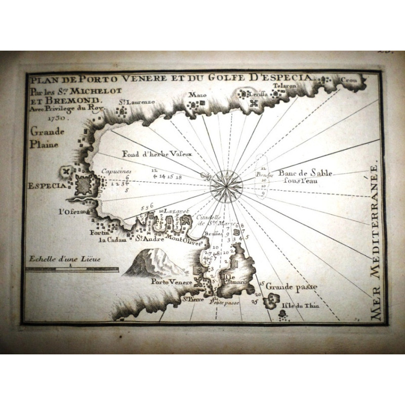 Plan de Porto Venere et du Golfe d'Especia.