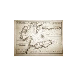 Plan de la Baye & Rades de Toulon.