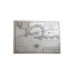 Plan de la Ville et Port de Livourne.
