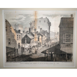 VIEW of Baxter (late Orange St) Betw. Hester & Grand St. 1861.