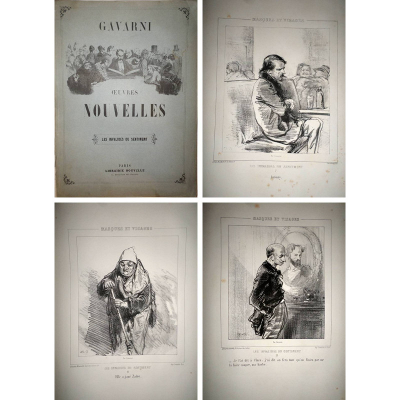 Ouvres Nouvelles. Les invalides du sentiment I - II - III.