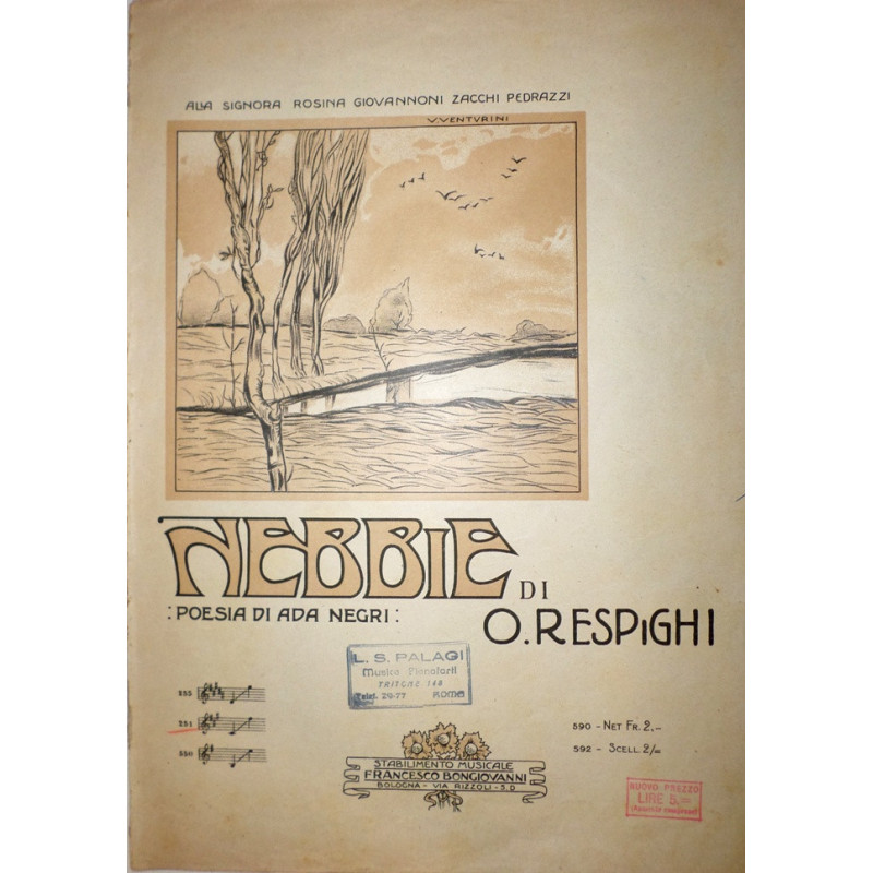 Nebbie. Poesia di Ada Negri. Musica di O. Respighi.