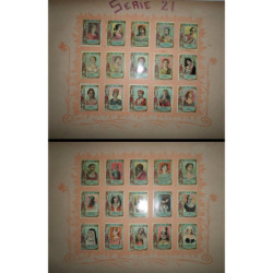 SERIE 21. [Álbum de fototipias de cajas de cerillas].