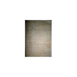 Carta manuscrita original.