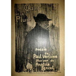 Le Chant de la Pluie. Poésie de Paul Verlaune. Musique de Anatole Lancel.