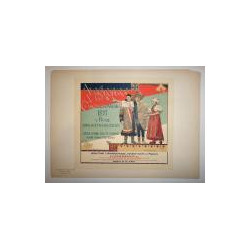 Vánarodospisna Vystava. Ceskoslovanska 1895. Exposition Éthongraphique Tchéco-Slave de Prague. Les Maitres de l'Affiche Plancha