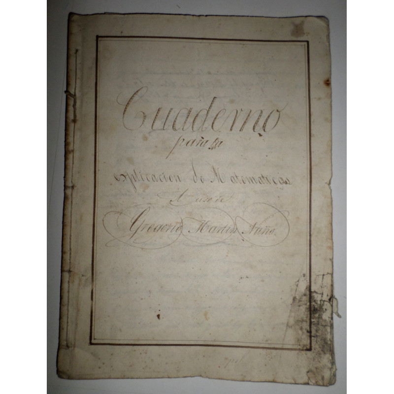 Cuaderno para la explicación de Matemáticas. A uso de…