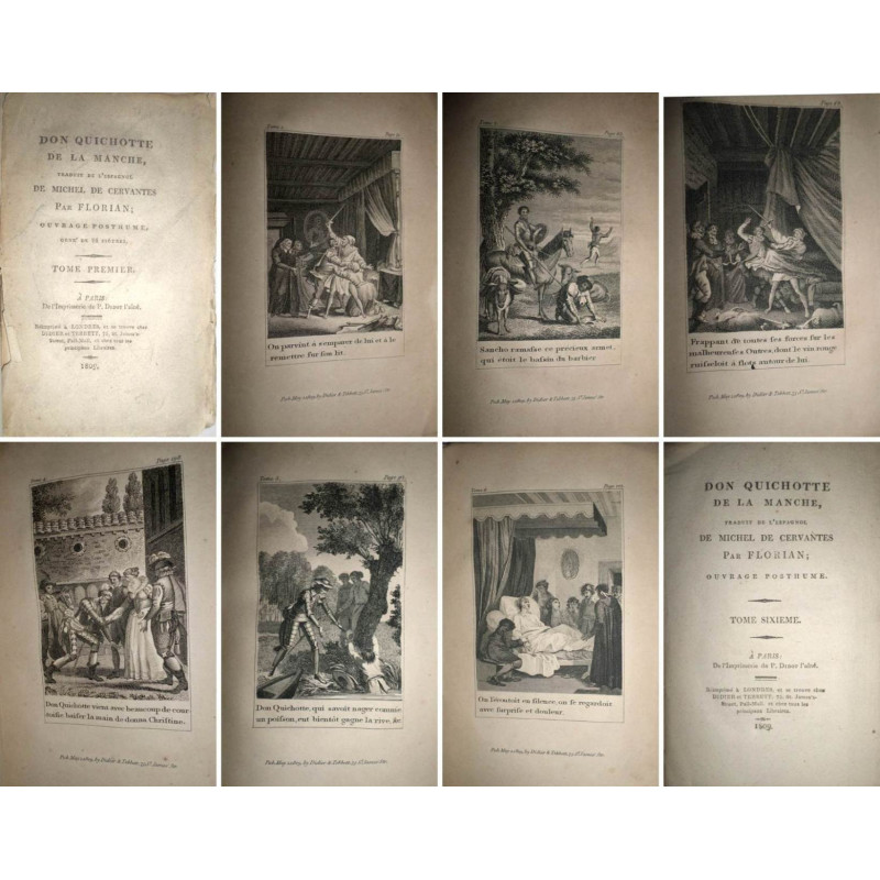 Don Quichotte de la Manche, traduite de l'espagnol par Florian.