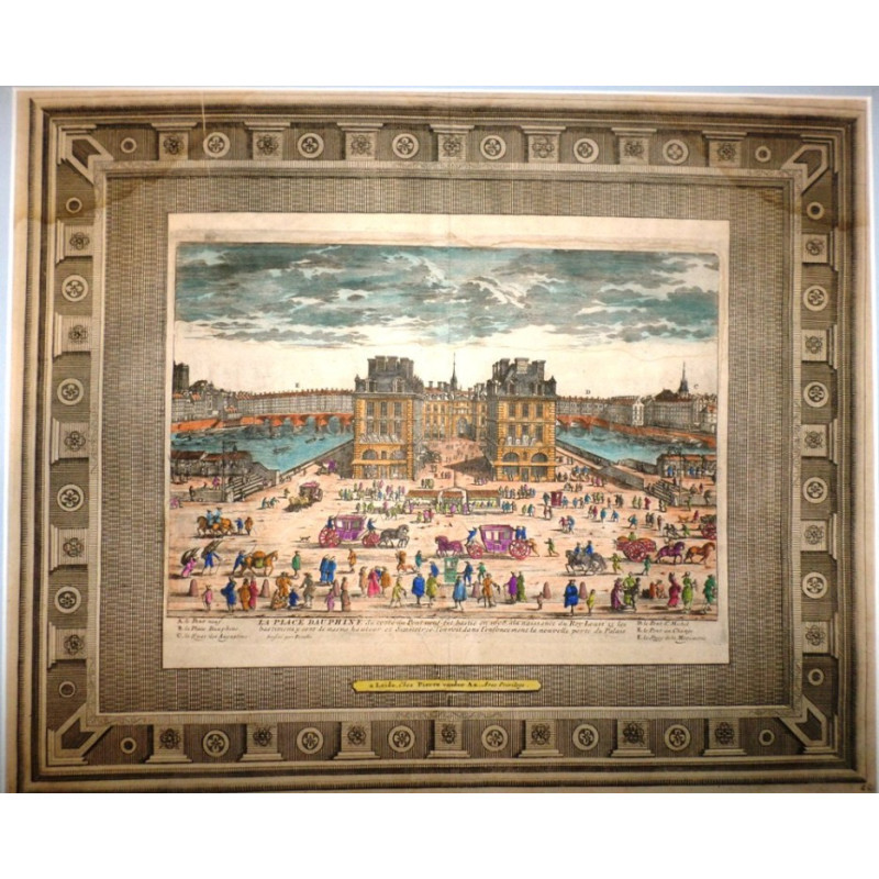 La Place Dauphine du coste du Pont neuf fut bastie en 1608…