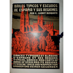 Bailes típicos y escudos de España y sus regiones.