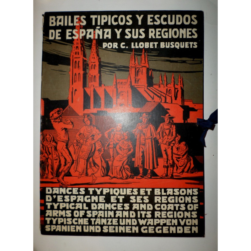 Bailes típicos y escudos de España y sus regiones.