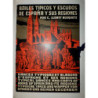 Bailes típicos y escudos de España y sus regiones.