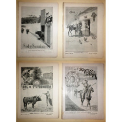 SOL Y SOMBRA. Semanario Taurino. Número 268 de 20 de Marzo de 1902 al nº 312 de 20 de Noviembre del mismo año.