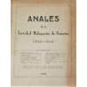 ANALES de la Sociedad Malagueña de Ciencias. 1939-1943.