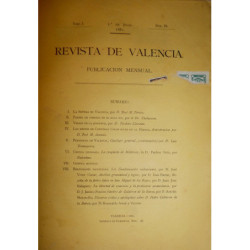 REVISTA de Valencia. Publicación mensual.Tomo I. Núm. IX. Julio 1881.