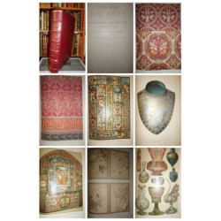 Historia General del Arte. Tomo Octavo. Historia del Mueble. Tejido, Bordado y Tapiz. Por Francisco Miquel y Badía. Metalístería