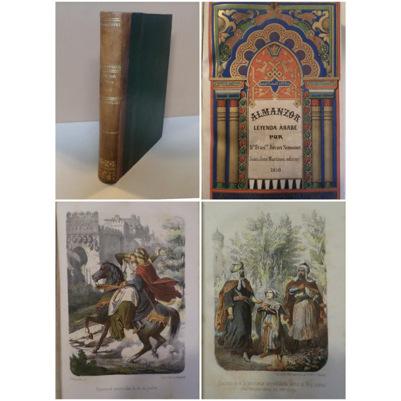 Almanzor, leyenda histórica árabe. Precedida de un prólogo por Pedro de Madrazo.
