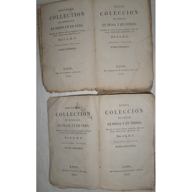 NOUVELLE Collection de morceaux, en prose et en vers,… Nueva Colección de piezas en prosa y en versos, sacadas de varios autores